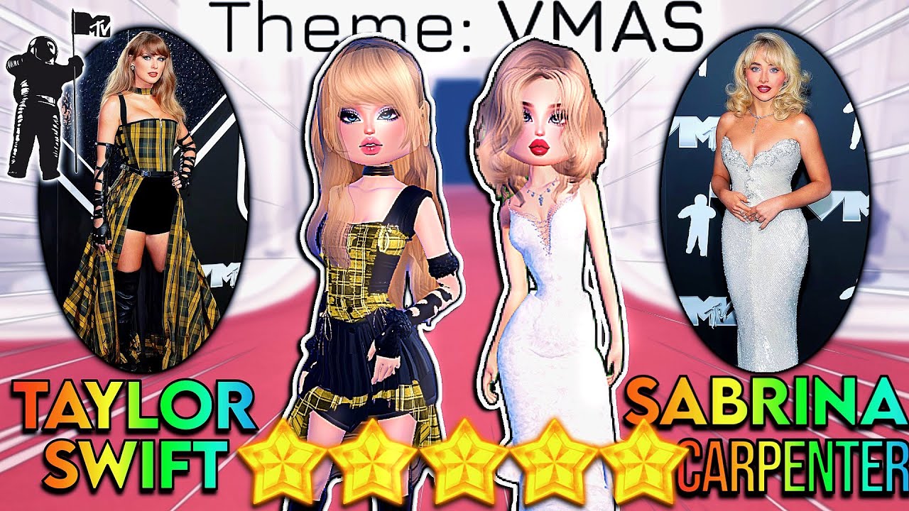 Only RECREATING VMAS Celebrity OUTFITS For EVERY THEME In DRESS TO IMPRESS!  | ROBLOX Challenge