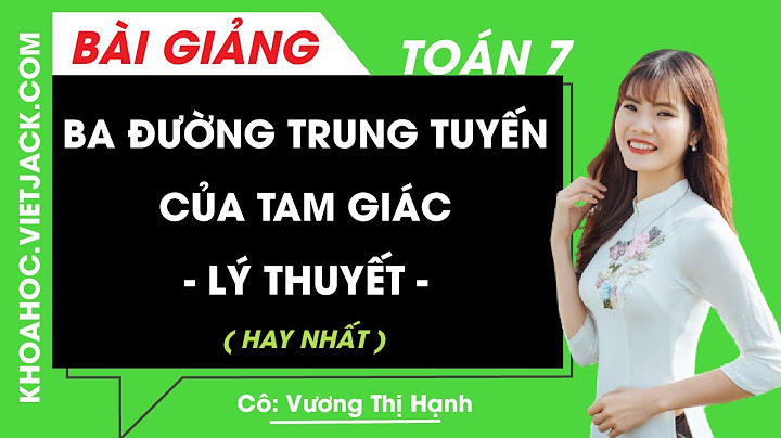 Đường trung tuyến là đường như thế nào năm 2024