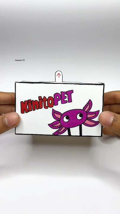 KinitoPet Cardboard Game ️ BlindBox Paper Craft 😊 #ytshorts #art # ...