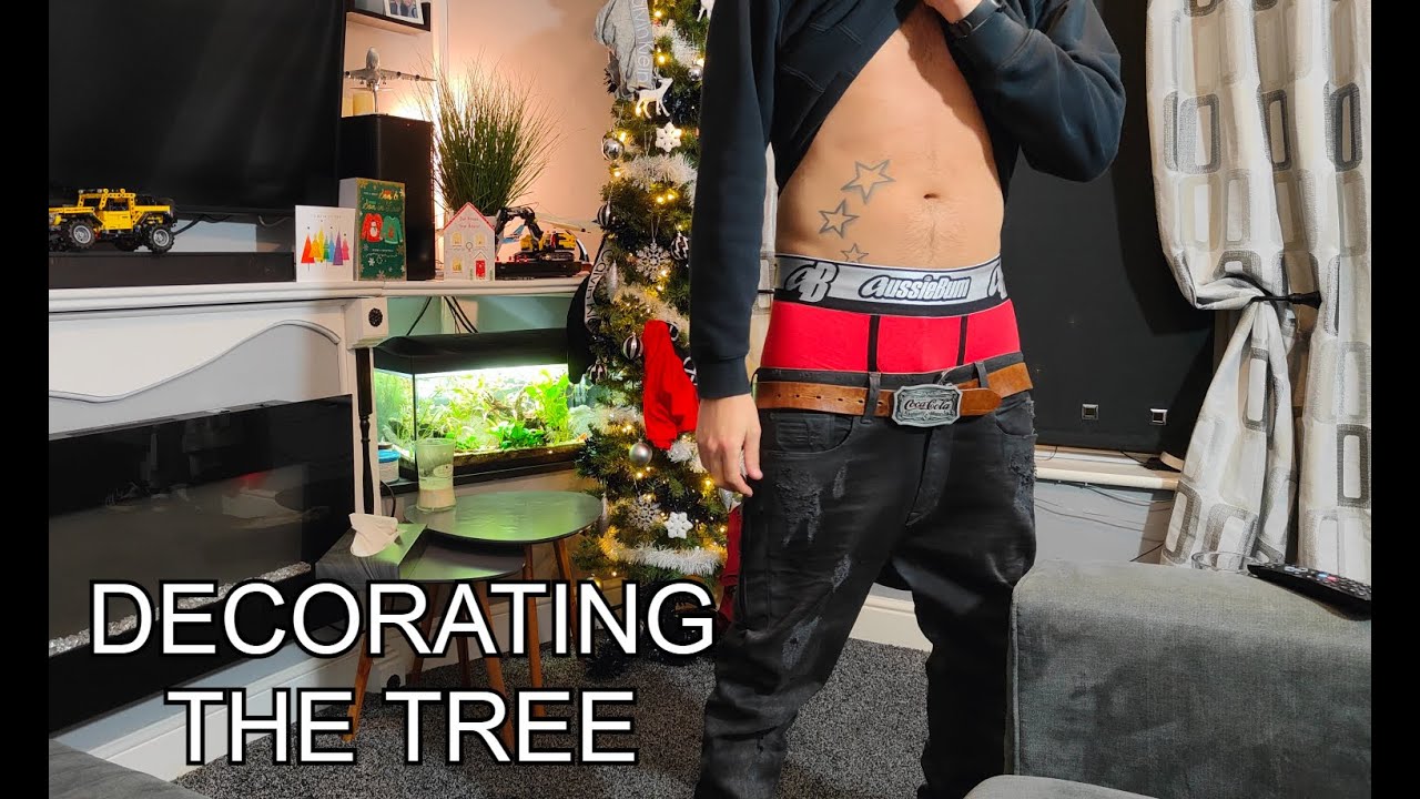 Christmas Tree Decorating whilst Sagging YouTube