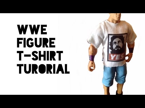 How to make a WWE figure T-Shirt