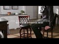 Wood & Faux Leather Bar Stools by iNSPIRE Q Classic Wood & Faux Leather Bar Stools by iNSPIRE Q Classic