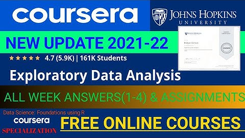 EXPLORATORY DATA ANALYSIS, WEEK (1-4) ALL QUIZ ANSWERS WITH ASSIGNMENT.