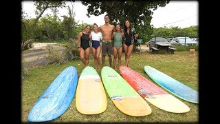 Ahina Family Longboard Surf Sesh