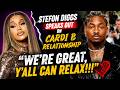 Stefon Diggs Breaks Silence on Cardi B Drama|We're Great! 👀❤️| STEFON KNOWS HOW TO ADDRESS THE MEDIA