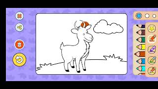 🐐 Goat Coloring Game  - Coloring Games for Kids: 2-5 y Walkthrough screenshot 1