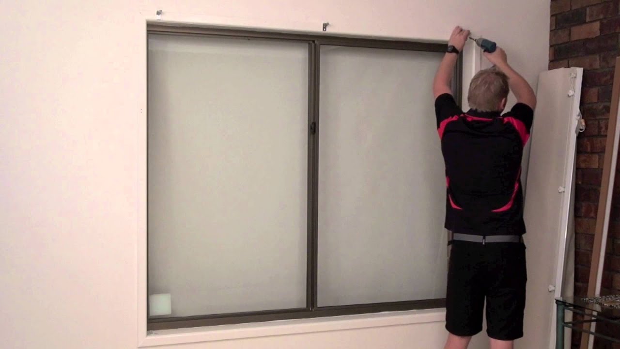How to Install a Face Fit Roman Blind YouTube