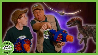 Baby RAPTOR lost in the HOUSE! | T-Rex Ranch Dinosaur Videos