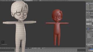 Character Creation Timelapse Part 3 "Body Modeling"