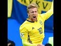 【サッカー】ロシア W杯スウェーデン代表  エミル・フォルスベリ!!圧倒的なテクニック!!【謙虚な背番号10】