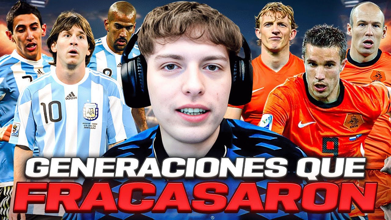 DAVOO XENEIZE REACCIONA A LAS 10 GENERACIONES DORADAS QUE FRACASARON EN EL FUTBOL (2024)