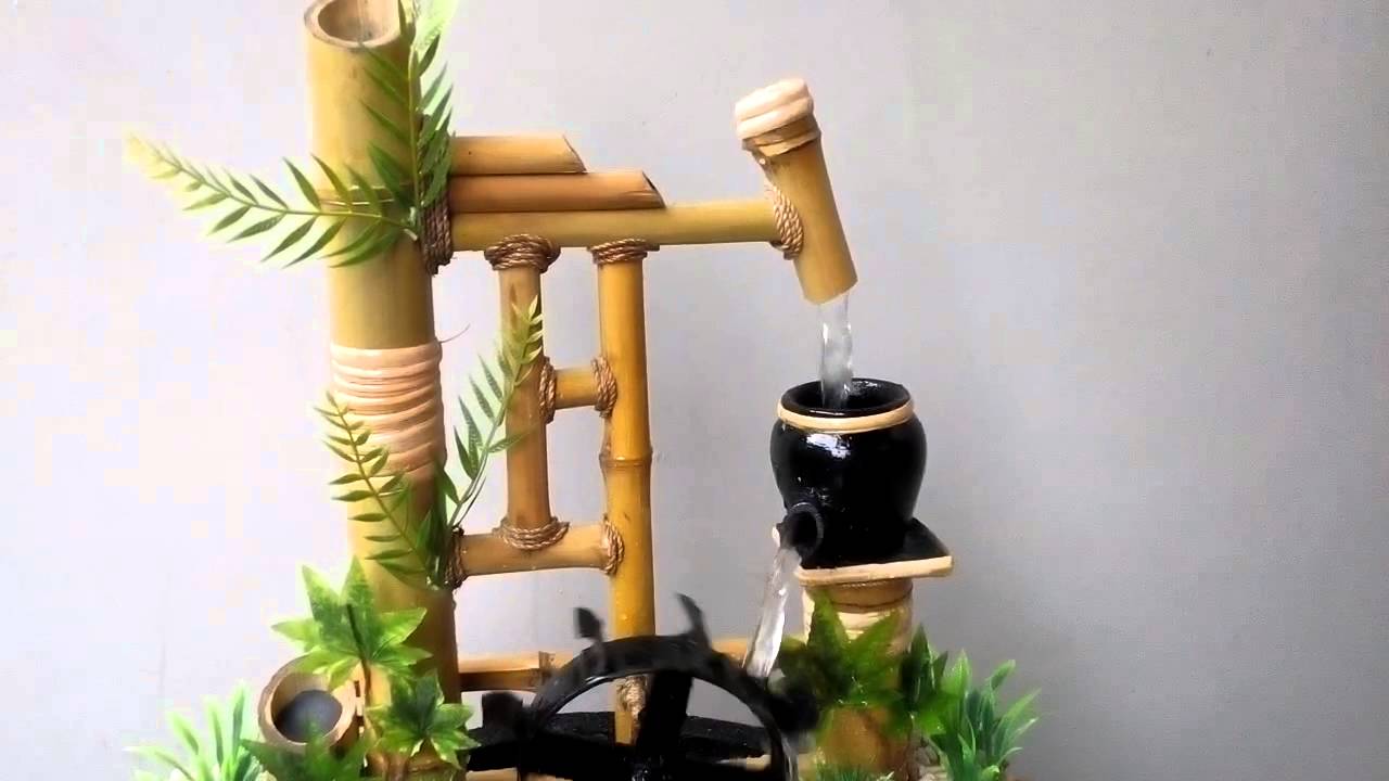 Miniatur Air  Mancur  Bambu  Cendani Cagunan YouTube