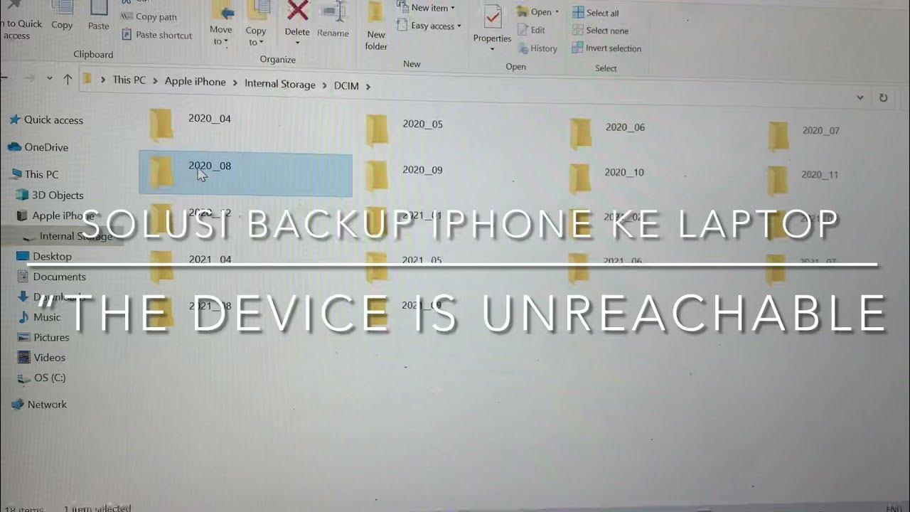 Error Copying Photos From Iphone To Pc Device Is Unreachable Iphone Error message “The device is unreachable” ketika transfer/Backup