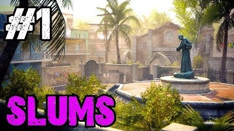 Custom Zombies - Slums: A Cool Re-Make of the Black Ops 2 Multiplayer Map Slums (Part 1)