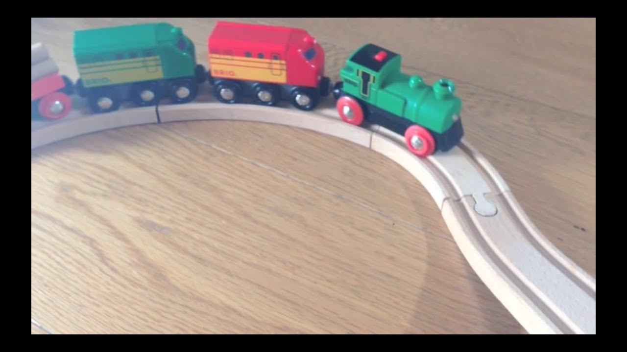 Brio Toy Train Set Construction Wooden Railway Remote Control Play Demo