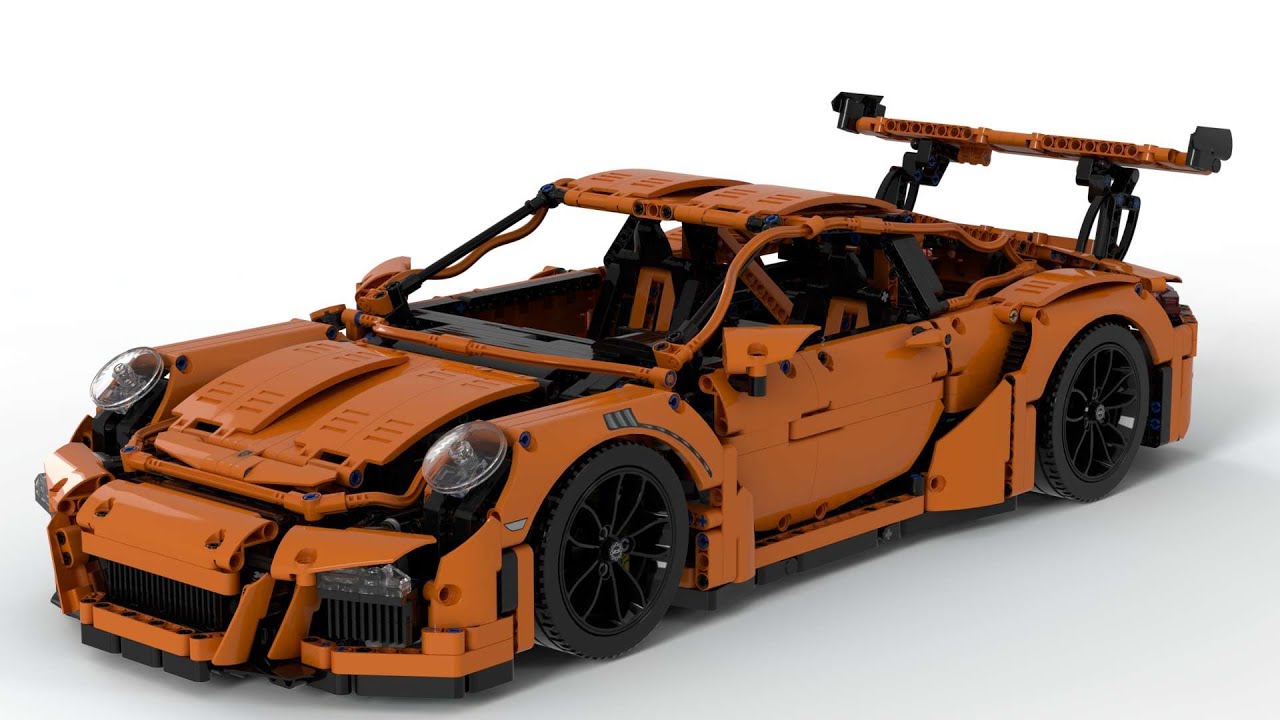 Lego 42056 Porsche 911 Gt3 Rs Speed Build Ldd Youtube