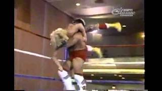 Steve Williams Rams Steve Ray into Turnbuckle Into A Powerslam