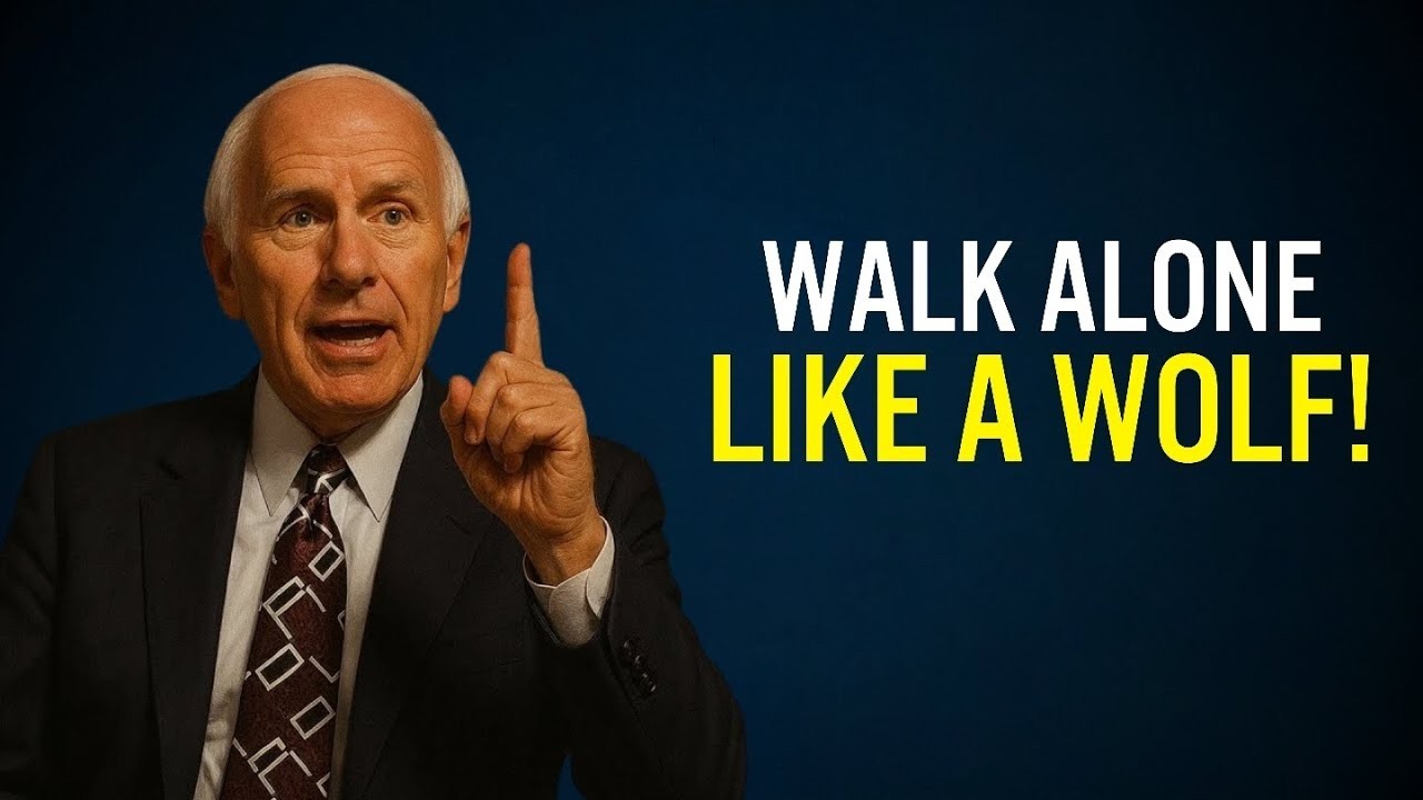 WALK ALONE LIKE A LONE WOLF | Jim Rohn Motivation