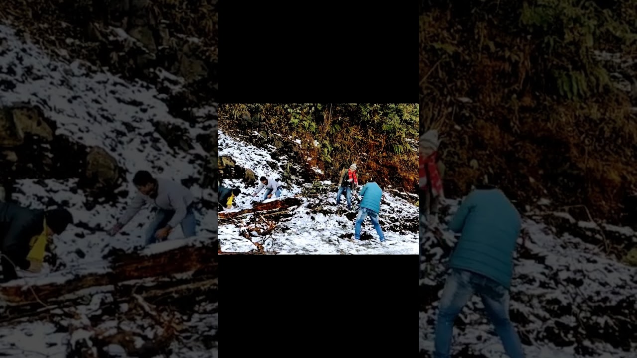 Snowfall video Arunachal Pradesh Mayodia Pass please Subscribe Now  Very Beutiful