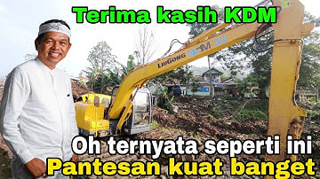 Terima kasih kang Dedi Mulyadi‼️situ Ciburuy kembali di ubrak Abrik excavator 