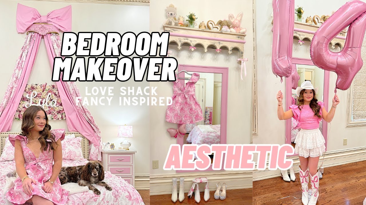 Aesthetic Room Make Over in Pink! 💖🌸🎀 💖🌸🎀 @loveshackfancy. @pbteen ...
