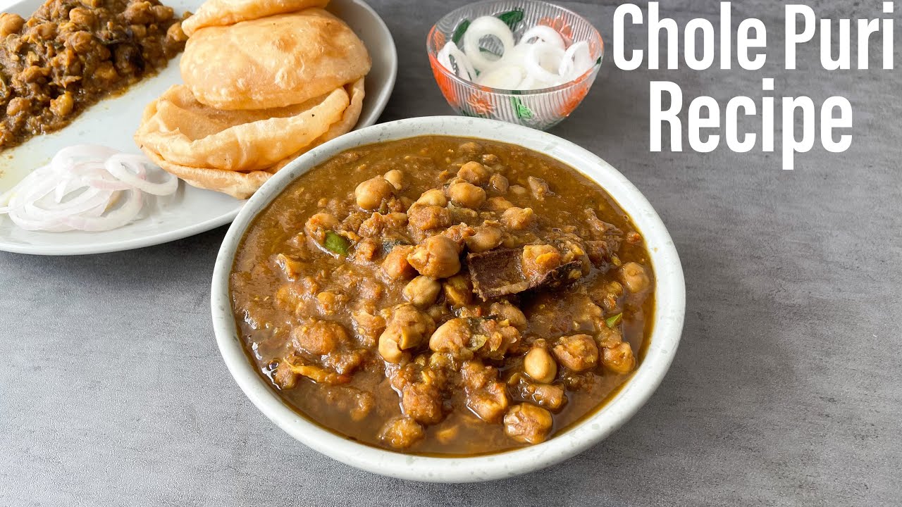 CHOLE PURI | Chola Poori Recipe | Poori Chole Recipe | Best Bites