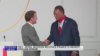Jesse Jackson honored by French president with country's highest award