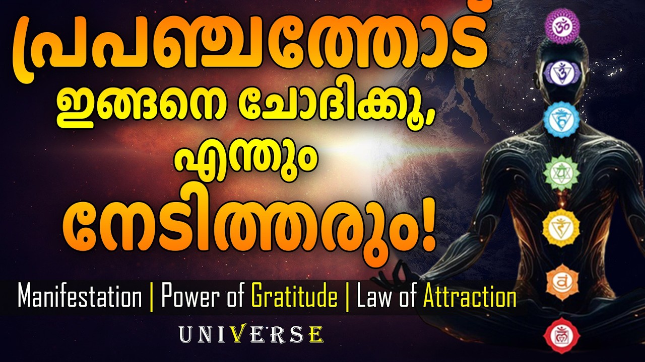 വെറും 2 വാക്കുകൾ!| നിങ്ങൾ ചോദിക്കുന്നത് എന്തും പ്രപഞ്ചം നൽകും! Law of Attraction |Power of Gratitude