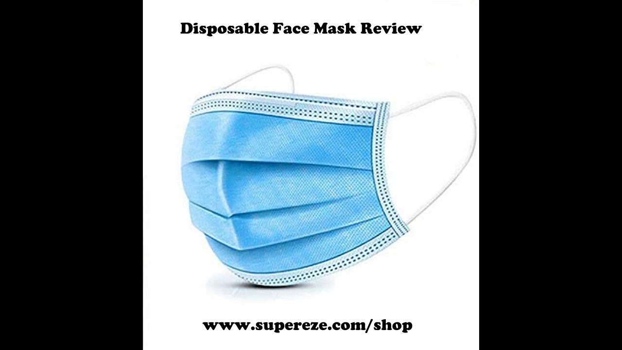 Disposable Face Mask Review SuperEze YouTube