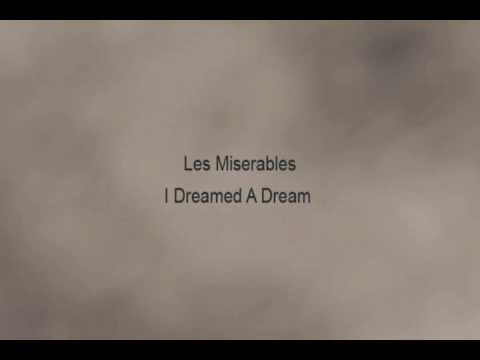 I dreamed a dream - les miserables (with lyrics) - original 