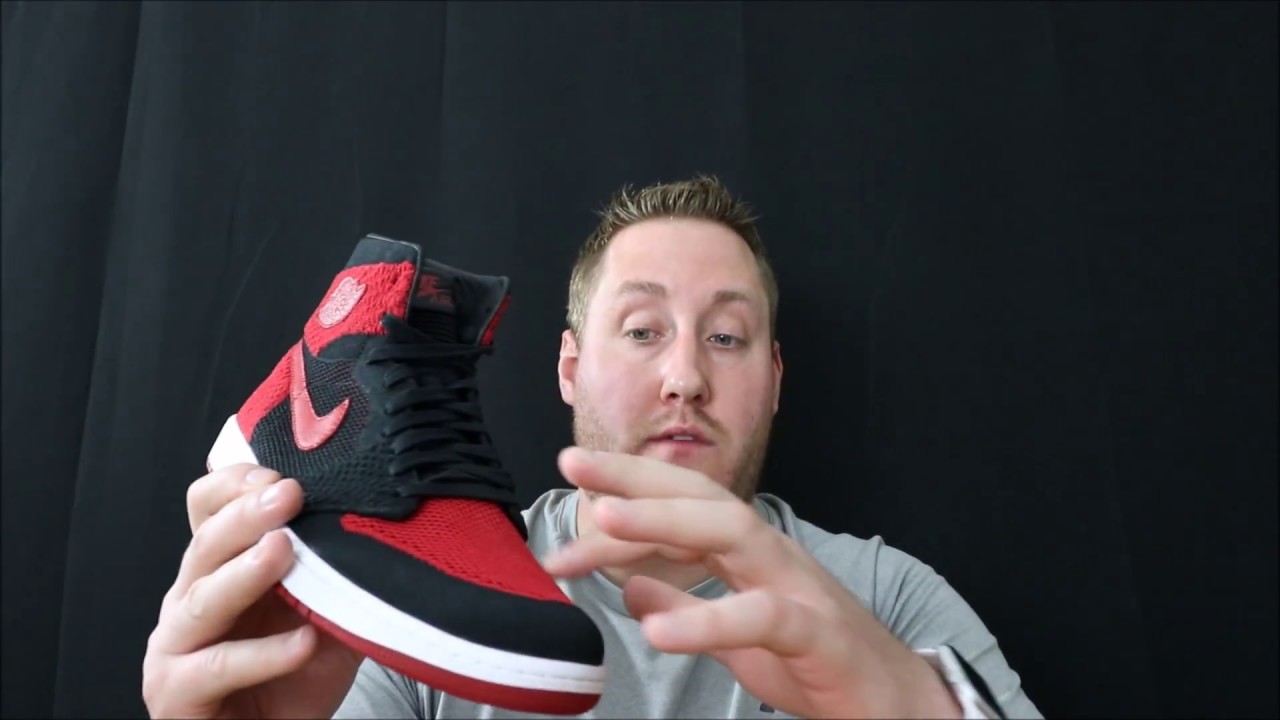 Air Jordan 1 Fly Knit "Bred" review and on feet
