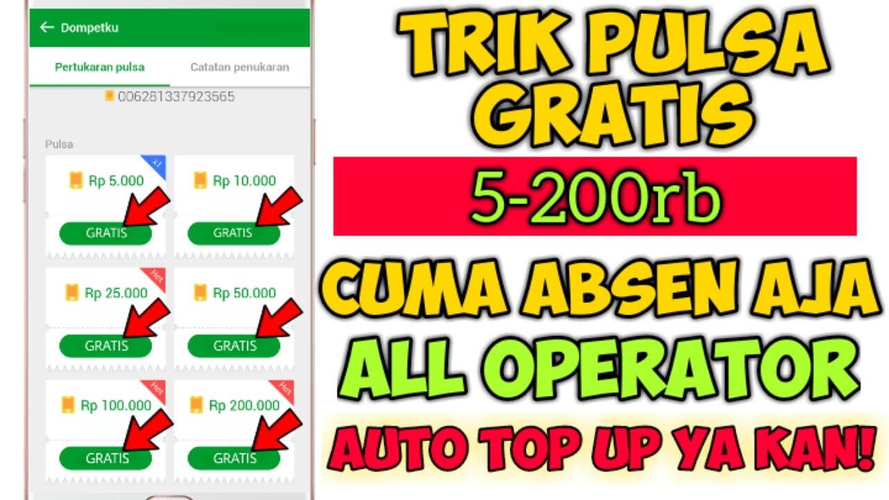 Apk Penghasil Pulsa Tercepat 2020 - Cara Cepat Dapat Pulsa Rp.100.000 - Pulsa Gratis 2020. 