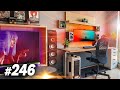 Room Tour Project 246  - CHILL Desk & Gaming Setups!