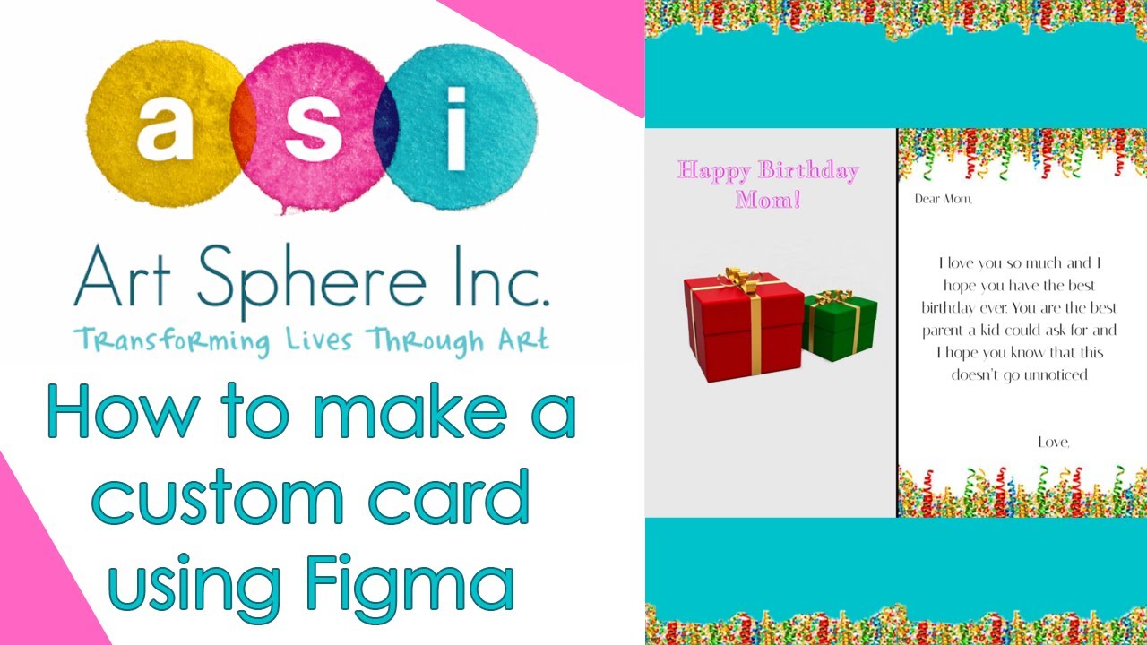 How to create a custom card using Figma - YouTube