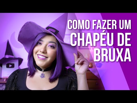 Vídeo: 3 maneiras de fazer um chapéu de bruxa