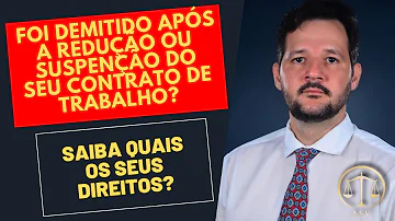 Quem teve contrato suspenso tem direito a Seguro-desemprego?