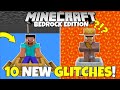 10 NEW Minecraft Glitches That Make NO SENSE! Minecraft Bedrock Edition