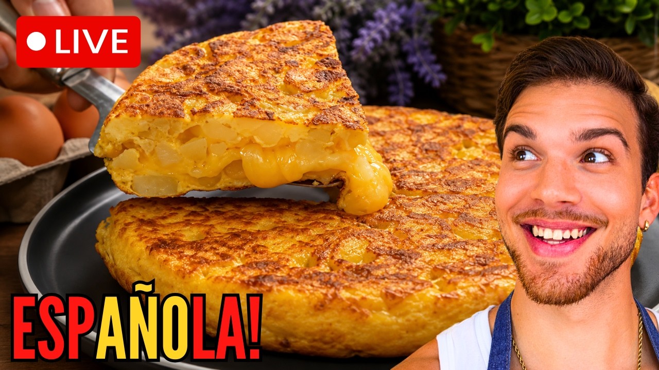 🔴 EN VIVO | TORTILLA ESPAÑOLA FÁCIL: La mejor receta para cenar