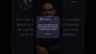 ✨ Permita-se hoje mesmo ser curado, liberto e transformado #shortsbrasil