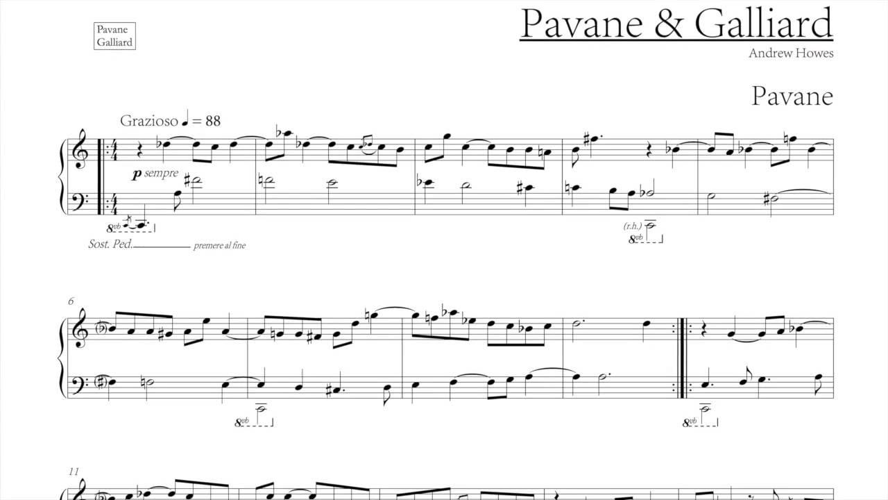 assignment listening exercise 5.2 pavane and galliard