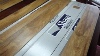 Installation &amp; review of Shaw vinyl floor tile.