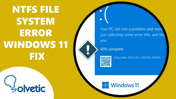 NTFS FILE SYSTEM ERROR Windows 11 FIX ✔️