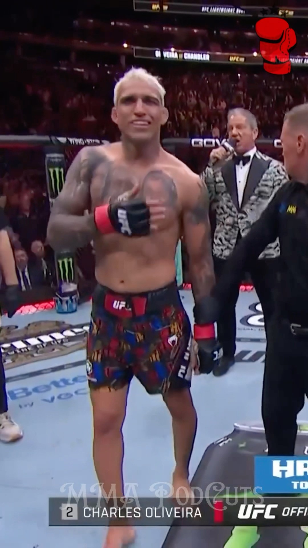 CHARLES OLIVEIRA O VERDADEIRO CAMPEÃO #mma #luta #boxe #ufc #foryou #shortsfeed #brasil