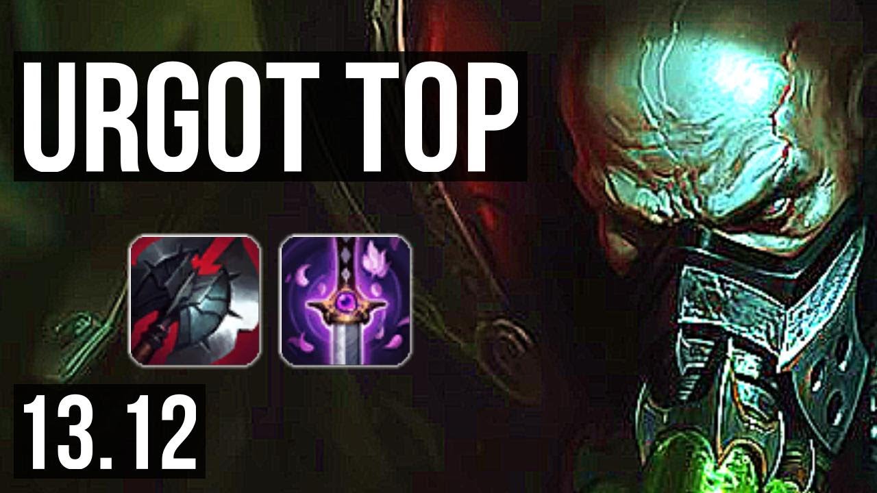 URGOT vs NASUS (TOP) | 10/0/3, Rank 7 Urgot, Legendary | EUW Master | 13.12