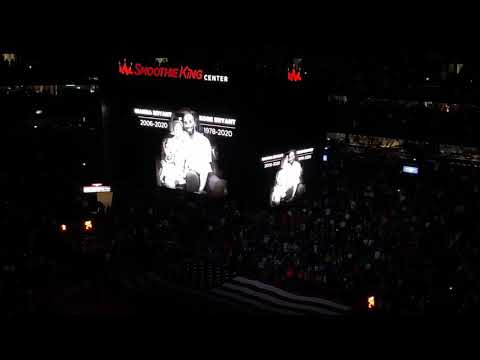 Pelicans tributes to Kobe Bryant before game with Celtics