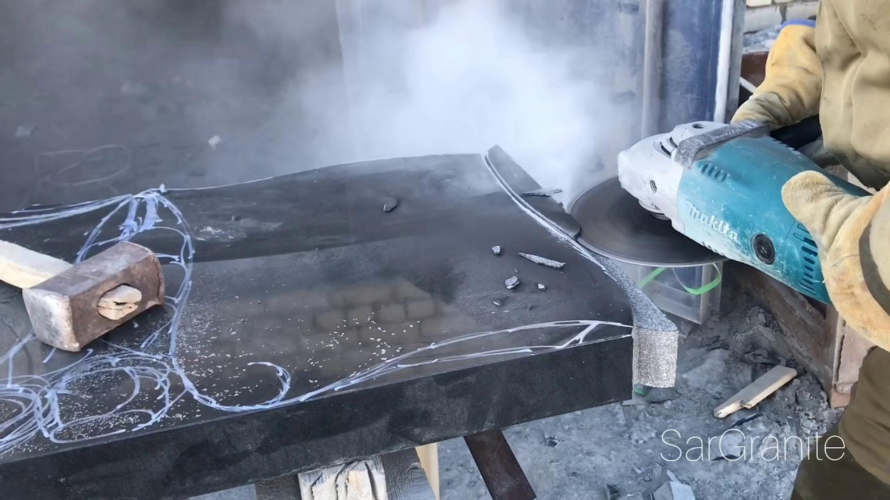 Art cutting granite
