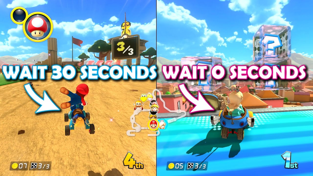 Who Will Win? Mario Kart 8 Deluxe: Wait 30 Seconds before Starting