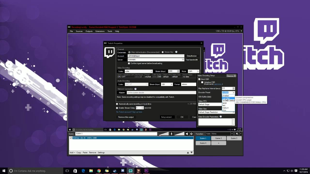 Twitch Tips Xsplit Output Settings Youtube