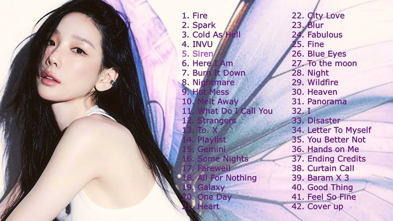 taeyeonページ TAEYEON Playlist January 2026 - YouTube