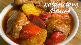 KALDERETANG MANOK (Chicken Caldereta) Recipe